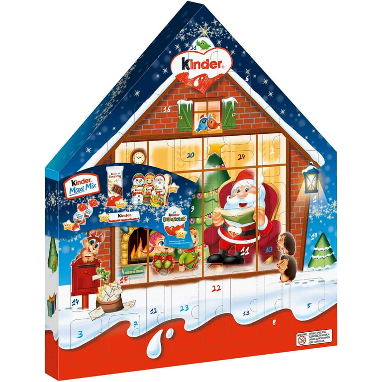 Kinder Chocolate MAXI MIX Advent Calendar -Christmas Countdown- 1 pc. -  Walmart.com