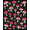 Black, Pattern 2, variant on ODIKA 2x3 Machine Washable Non-Slip Area Rug, Enchanted Lunar Moth Mystical Doorway Entrance Welcome High Traffic Rug, Pink, 514102