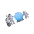 thumbnail image 2 of tredstone 4pcs Astronaut Figurine Set Home Decor Sstronaut Desktop Statue Cute Decor Silver Blue 1Set, 2 of 6