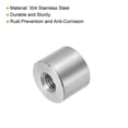 thumbnail image 4 of Uxcell 5Pack Round Connector Nuts, M8x15x20mm Coupling Nut Sleeve Rod Bar Stud Nut, 4 of 6
