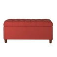 thumbnail image 5 of HomePop Ainsley Button Tufted Storage Bench, Multiple Colors, 5 of 13