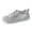 Light Gray, variant on Womens Fashion Chunky Platform Sneakers Walking Tennis Running Slip on Gym Athletic Non Slip Breathable Workout Ladies Shoes White Size 6.5