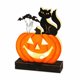 thumbnail image 2 of Adornos de Calabaza de Halloween BLESIY Estatua Decorativa de Madera para Regalos, 2 of 8