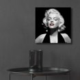 thumbnail image 6 of Epic Art 'Halter Top Marilyn Red Lips' by Chris Consani, Acrylic Glass Wall Art, 12"x12", 6 of 8
