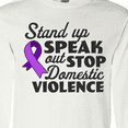 thumbnail image 4 of Inktastic Stand Up Speak out About Domestic Violence Long Sleeve T-Shirt, 4 of 5