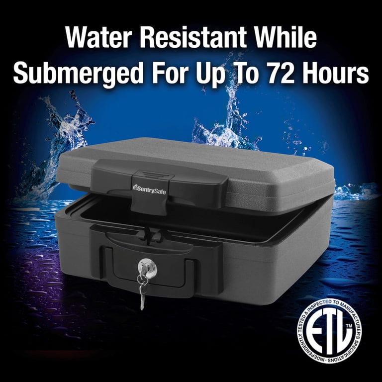 SentrySafe H0100 Fireproof & Waterproof Safety Security Box with