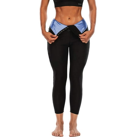

Sauna Sweat Pants for Women High Waist Trainer Thermo Workout Corset Leggings Exercise Body Shaper Sauna Suits