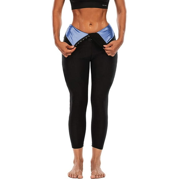 Sauna Sweat Pants for Women High Waist Trainer Thermo Workout Corset Leggings Exercise Body Shaper Sauna Suits
