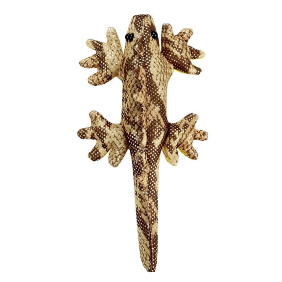 Shimmering Tan and Brown Bean Bag Spineback Lizard - By Ganz