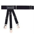 thumbnail image 3 of INTBUYING Shirt Stays Garters Suspenders Adjustable Elastic Garter Military Shirts Holder Straps with Locking Non-slip Clips(1 Pair), 3 of 4