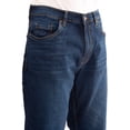 thumbnail image 4 of NOVASTILE Men's Distressed Relaxed Fit Stretch Straight Leg Denim Jeans Classic Minimal Clean Design Everyday Casual Comfort Basic Denim Pants Light Wash M7 Blue 32, 4 of 4