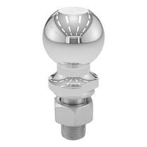 CURT 2-5/16"  Chrome Trailer Ball  - Shank: 1" Diameter, 2-1/8" long - Capacity: 7,500 lbs, 1 each, sold by each