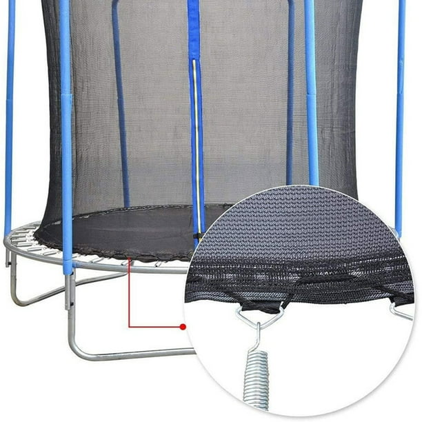 Red De Trampolín Protector de protección de seguridad de salto de red protectora de trampolín 6 postes 2,44 m Sywqhk Para Estrenar