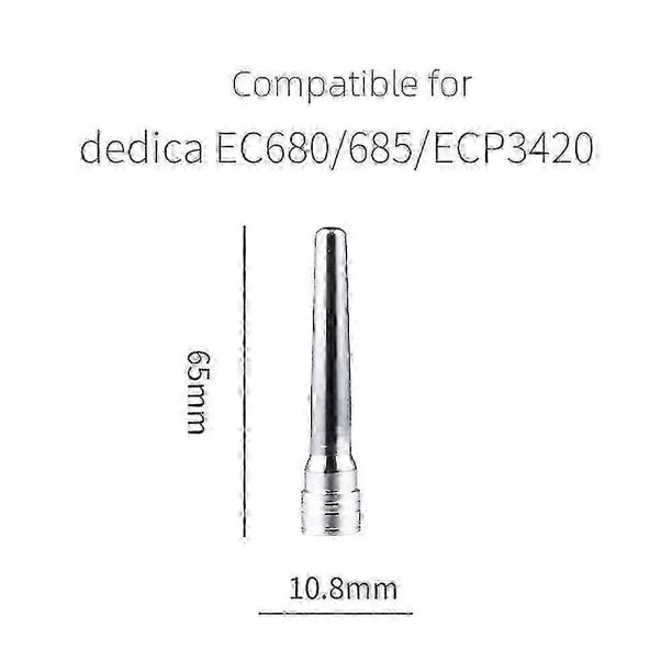 FFY Steam Nozzle Tip Spout for Dedica EC680/EC685, EC9335, ECP3420, ECO310, Milk Foam Inner Tube, Stain 26-27s