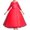 75#Red, variant on Girls' Summer New Long Sleeve Ruffled Lace Round-Neck Embroidery Mesh Princess Bow Skirt Swim Dress Casual Summer Dresses For Girl 2024