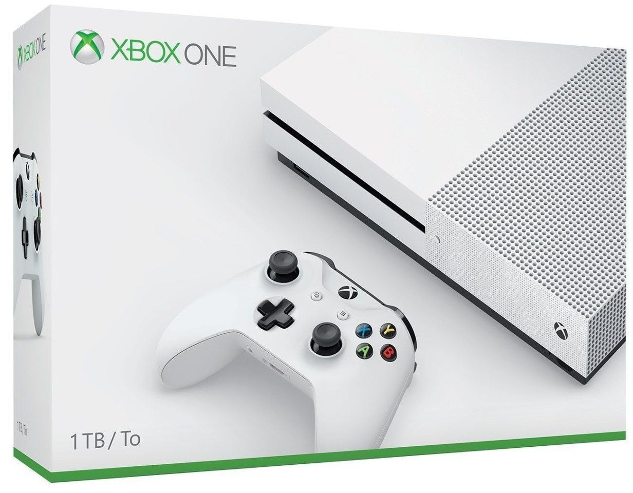 Microsoft Xbox One S 1TB Console - White - Walmart.com - Walmart.com