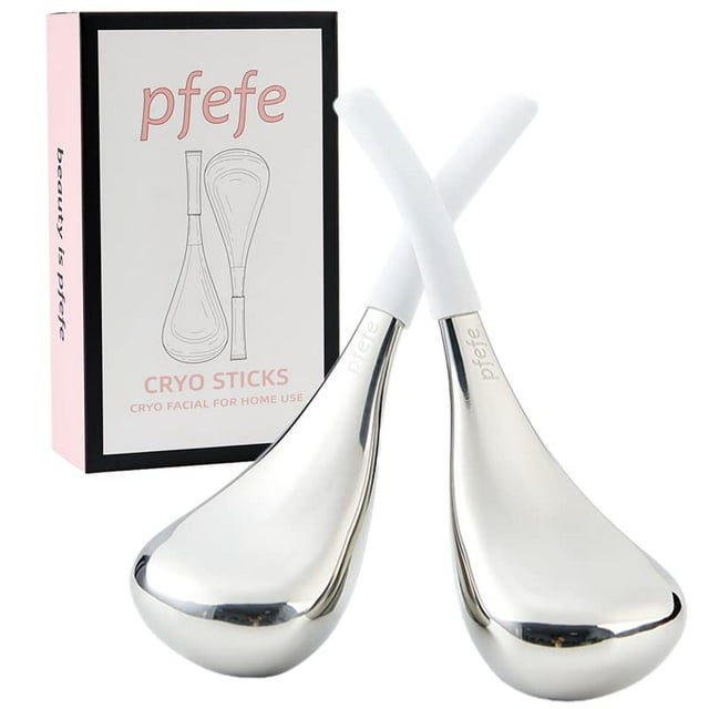 Cryo Sticks Pfefe para el cuidado de la piel del rostro con funda de almacenamiento