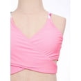 thumbnail image 6 of YiZYiF Kids Girls 3 Piece Athletic Tankini Swimsuit Bikini Bra Top with Briefs and Shorts Swim Set Pink 8-9Y, 6 of 7