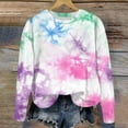 thumbnail image 4 of piuwrlz Hoodies for Girls Long Tops Sleeve Printed Hoodie Long Sleeves Without a Hat Sweater Multicolor Size 7-8 Years, 4 of 5