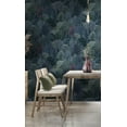 thumbnail image 3 of Navy Berry Enchanted Lush Landscape Tropical Wallpaper, 3 of 4