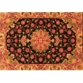 thumbnail image 1 of Ahgly Company Indoor Rectangle Medallion Orange Traditional Area Rugs, 5' x 7', 1 of 1