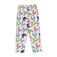 thumbnail image 4 of Goofa Funny Chicken Printed Soft Pajama Pants for Women, Wide Leg Comfy Casual Lounge Yoga Pants-Small, 4 of 9