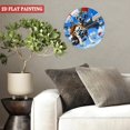 thumbnail image 5 of Decorative Clocks: Funny Dalmatian Skydiving  Glass Wall Clock ,Dog Lover  Wall Clock  for Homes, Bars, Offices, Man Caves, Garages, And Living Rooms. Style 12×12inch, 5 of 8
