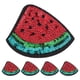 thumbnail image 1 of GOOHOCHY 5 parches de sandía, insignias de frutas, parches bordados, apliques de dibujos animados para planchar, accesorios de costura para ropa DIY, color rojo, 1 of 7