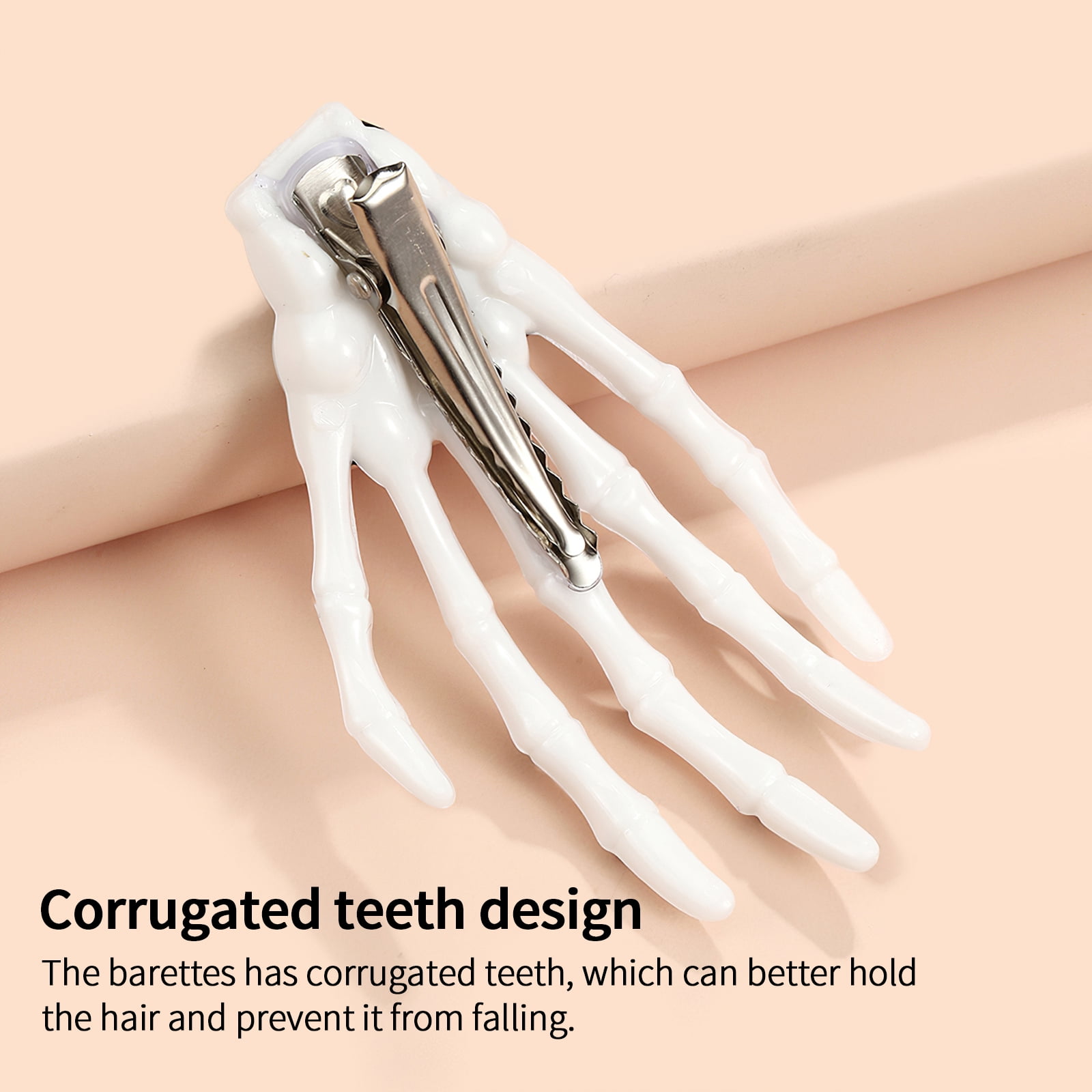 6 pieces Skeleton Hands Bone Hair Clips Claws Skull Hand Hairpin for Women  Girls Hair Accessories (Classic Color) - Walmart.com