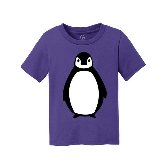 T-Shirt Pingouin en Coton pour Enfants - Violet - Petit