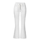 thumbnail image 4 of WILLBEST Pantalones Mujer Pantalones Vaqueros Acampanados de Tiro Medio para Mujer, Ajustados, Elásticos, Cómodos, Con Corte de Bota, Informales y de Moda. Extra Chica, 4 of 6