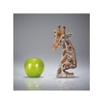 thumbnail image 4 of Edge Sculpture Miniature Giraffe Bust Figurine 7.29in H, 4 of 7