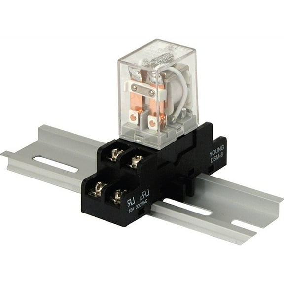 Altronix RAC120 Relay and Base Module 120VAC Operation at 12mA Draw 10A/220VAC or 28VDC DPDT Contact Rating