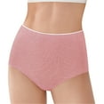 thumbnail image 1 of Gibobby Pantaletas mujer Bañadores elásticos transpirables de cintura alta para mujer(Rosa,XL), 1 of 3