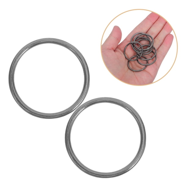 BRIGHTFUFU 15Ud Anillos Redondos Resistentes Para Manualidades Y Fabricación De Cinturones O Asas De Bolsos
