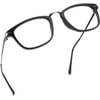 LifeArt Blue Light Blocking Glasses, Anti Eyestrain, Computer Reading Glasses, Gaming Glasses, TV Glasses for Women Men, Anti Glare (Black, +1.50 Magnification)