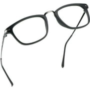 LifeArt Blue Light Blocking Glasses, Anti Eyestrain, Computer Reading Glasses, Gaming Glasses, TV Glasses for Women Men, Anti Glare (Black, +1.50 Magnification)