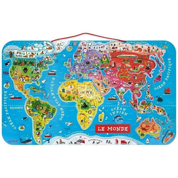 Janod : Magnetibook / World (French Version)