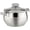 2 Quarts, variant on Modern 2 Quart Stainless Steel Stock Pot with Glass Lid, Tri-Ply Bottom for Even Heating, Induction Compatible, Dishwasher Safe, Heatproof Handles