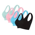 thumbnail image 2 of Women's Sports Bra Seamless Sports Bra Wirefree Yoga Bra With Removable Pads Comfortable Bras for Women Multicolor13 4XL, 2 of 7
