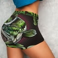 thumbnail image 4 of Fotbe Big Bass Fish Seamless Shorts, Womens Workout Shorts High Waist Stretch Booty Short for Gym/Yoga/Running/Biking-XX-Large-X-Large, 4 of 8