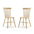 thumbnail image 7 of LUE BONA Dining Chairs Set of 2,Wooden Natural Dining Chair, Mid Century Modern Chair Wood Dining Chairs for Kitchen Dining Room, 7 of 7