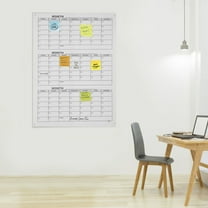 Whiteboard Calendar Acrylic Quarterly Planner White Board Home Office 46*34 In
