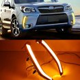 thumbnail image 2 of Yassdwbn 2Pc DRL Turn Signal Lamp Daytime Running Fog Light For 2013-2018 Subaru Forester, 2 of 5