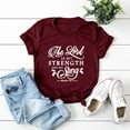 thumbnail image 2 of YDLCAFD T-Shirts Décontractés pour Femmes Imprimés Col Rond Manches Courtes Tunique Blouse, 2 of 4
