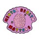 thumbnail image 1 of Salud Mental Palabras Cuerpo Cerebro Forma Personalidad Joyería Aleación Aceite Gota Metal Insignia Broche Regalo, 1 of 5