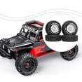 thumbnail image 6 of 4 Pcs RC Truck Tires Universal Wheel Hubs Upgrade RC Wheels and Tires 1/14 1/16 Scale Alloy Sturdy for Racing Vehicles, 6 of 9