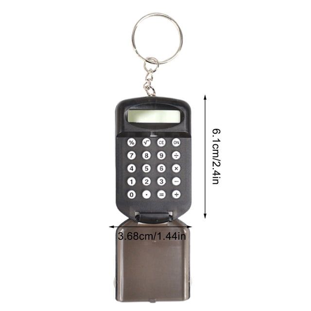 Llavero para Llavero Calculadora Llavero Calculadora Pequeña Llavero Mini Calculadora Calculadora de Oficina Mini Calculadora Digital Calculadora Llavero Calculadora Electrónica Portátil Llavero para