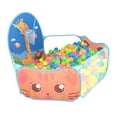 thumbnail image 3 of Kids Ball Pit, Kids Ball Pit Tent Polyester Fabric Environmentally Friendly Cartoon Giraffe Pattern Sturdy  for Outdoor Blue,Yellow,Pink, 3 of 8