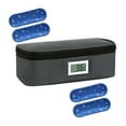 thumbnail image 4 of Bolsa de almacenamiento aislante para Estuche de Viaje, refrigeradores con bolsa de hielo, bolsillo para refrigeradores con asa, organizador, bolsa de Paquete de hielo gris de 4 piezas, 4 of 8